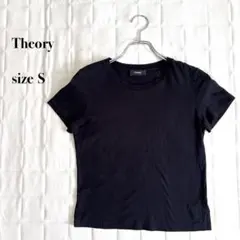 Theory 半袖Tシャツ S ブラック 黒 カットソー シンプルのサムネイル