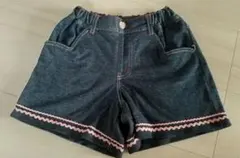 anyFAMショートデニムパンツ130センチ