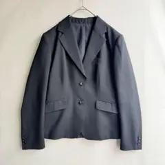 美品　LES MUES レミュー　レディース　テーラードジャケット　背抜き　黒