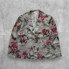 00‘s vintage 花柄ジャケット　アーカイブ　グランジ　y2k パンク