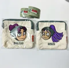 忍たま乱太郎　スクエアポーチ　その3 潮江文次郎 立花仙蔵