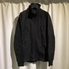 【P.D.W.】avirex ソフトシェルジャケット　黒　ダブルジップ