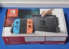 Nintendo Switch本体 ネオンブルー ネオンレッド フィルム貼付