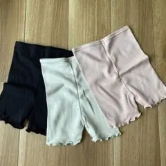 値下げ！　新品未使用　SOWAN スパッツ　コットン　3枚セット　120〜130