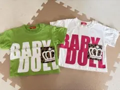 BABYDOLL Tシャツ 2枚セット 80cm 双子のサムネイル