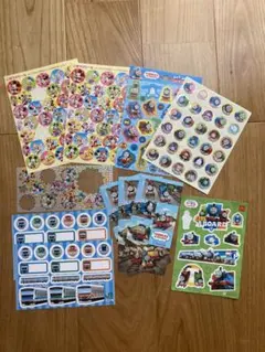 ディズニー・トーマス・JR電車キャラクターシールセット　ごほうびシール