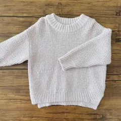 après les cours ベージュ　ニットセーター