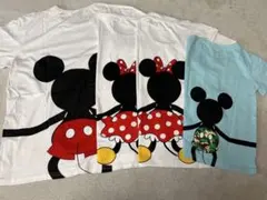 ミッキー ミニー Tシャツ 4枚親子セット