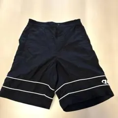 adidas ショートパンツ ブラック ロゴ入りM2154番のサムネイル