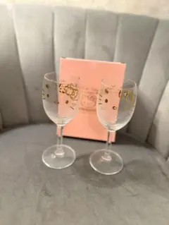 さくらキティ　ワイングラス　ペア　シャンパングラス　サンリオ　ハローキティ 楽天市場】【正規品サンリオ】クリスタルシーン ハローキティ