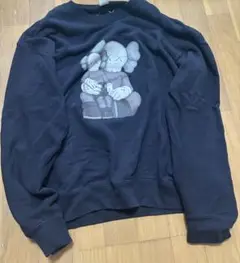 UNIQLO Kaws刺繍トレーナー Lサイズ ブラック