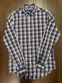 TOMMY HILFIGER トミーヒルフィガー 長袖　チェック　シャツ XS
