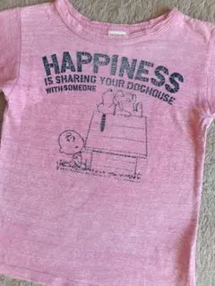 DENIM DUNGAREE/デニムダンガリー スヌーピーコラボ半袖Tシャツ