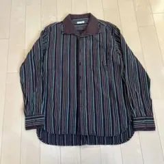 a.v.v HOMME メンズストライプ長袖シャツ 48Mサイズ春