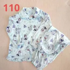 アナと雪の女王 長袖パジャマ 110 ネル生地 アナ エルサ オラフ 新品