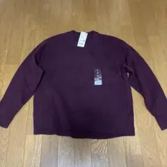 スフレヤーン クールネックセーター新品タグ付き