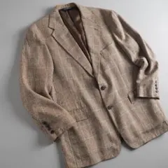 ラルフローレン　USA製　希少　テーラードジャケット　チェック　レアカラー　美品