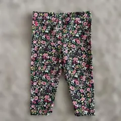 花柄ネイビー ベビースパッツ