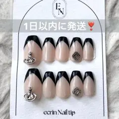 現品 量産型 フレンチガーリー エレガント ギャル ワンホン ネイルチップ