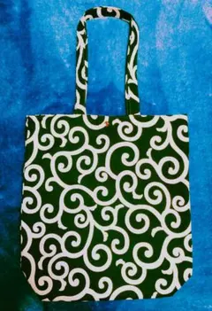 専用　唐草模様　トートバッグ　総柄　カーキ　ショルダーバッグ