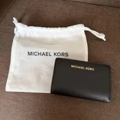 MICHAEL KORS 黒 二つ折り財布