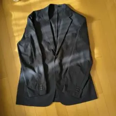 【美品】 UNIQLO 2024年モデル　感動ジャケット　ライト　ネイビー　L