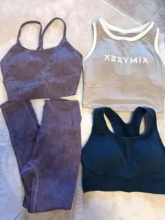 ヨガウェアセット　ピラティスウェア