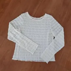 未使用★chocol raffine robe シアートップス 　透け感