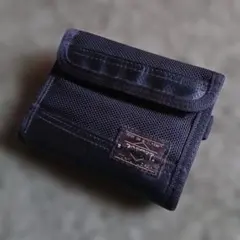 PORTER ナイロン製二つ折り財布 黒のサムネイル