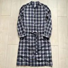 MHL. マーガレットハウエル シャツワンピース チェック 1