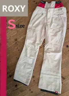 【極美品】ロキシー スノボウェア パンツ チノパン風 ベージュ Sサイズ