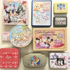 ディズニー　Disney お菓子缶　空缶
