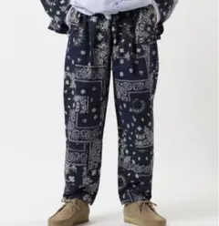 最終値下げ　ペイズリー　バンダナ柄　シェフパンツのサムネイル