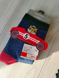 動物カー ベビー靴下 13-18cm