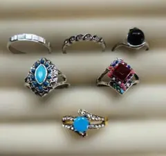 18〜21号 ビンテージリング 6点まとめ売り