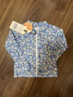 【新品未使用タグ付】オーシャンアンドグラウンド 花柄ラッシュガード 110サイズ