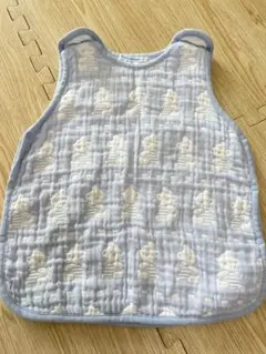 familiar 水色クマ模様ベビースリーパー　60 70 80 90