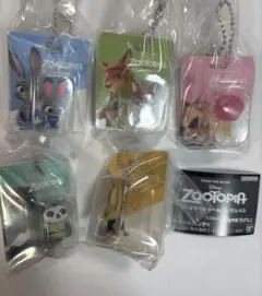ズートピア ブリスターチャームコレクション　全5種コンプリートセット①