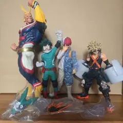 【ヒーローアカデミア一番くじ】 ABCD各1体(全箱無し)おまけあり