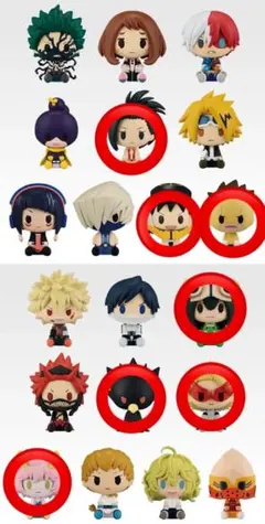 一番くじ 僕のヒーローアカデミア F賞 G賞 ちょこのっこフィギュア 7種類のサムネイル