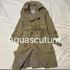 美品 Aquascutum　アクアスキュータム トレンチコート　ベルト付き