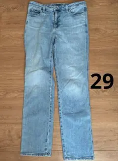 ユニクロUNIQLOストレッチスリムアンクルジーンズ丈長め29インチ