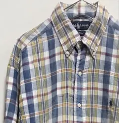 90-00's Polo Ralph Lauren チェック柄シャツ