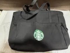 海外スタバックス　トートバッグ　最新ブラック色