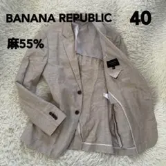 2026年最新】Banana Republic 素材：麻 メンズ テーラードジャケットの