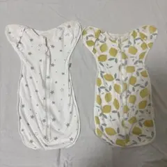 スワドルS２枚　 【coperta コペルタ】巾着1枚つき