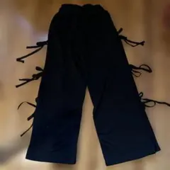 ANAPGirl新品 ブラック　ジャージズボンS