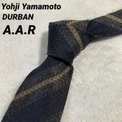 超希少 ヨウジヤマモト DURBAN A.A.R シルク ウール ネクタイ