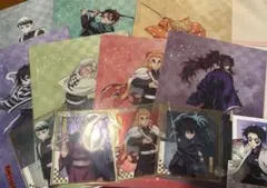 鬼滅の刃　アニプレックスオンラインくじ クリアファイル　クリア色紙　特典　12点