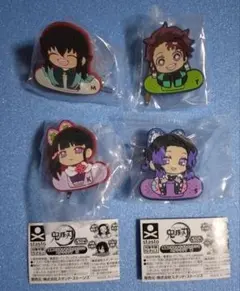 鬼滅の刃 キャラ ばんちょうこう ヘアクリップ 無一郎 炭治郎 しのぶ カナヲ